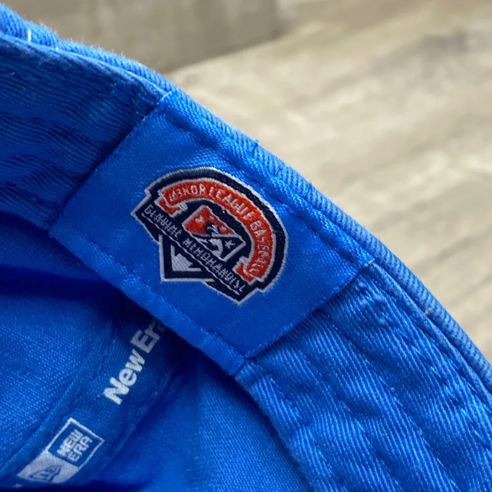 New Era Hat Myrtle Beach Pelicans Youth‎ OSFM Blue White Flame MiLB Baseball Cap